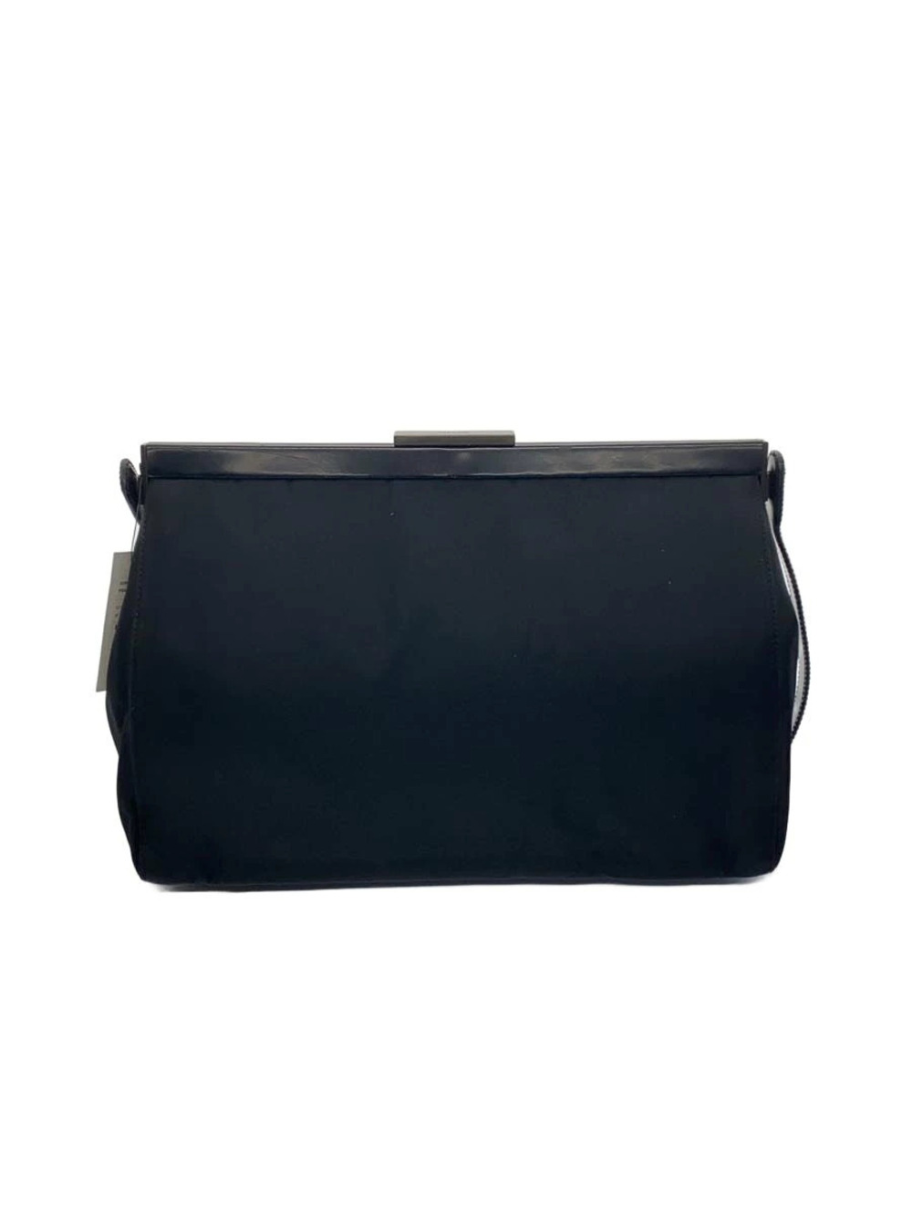 Prada Tessuto Saffiano Leather Shoulder Bag Black